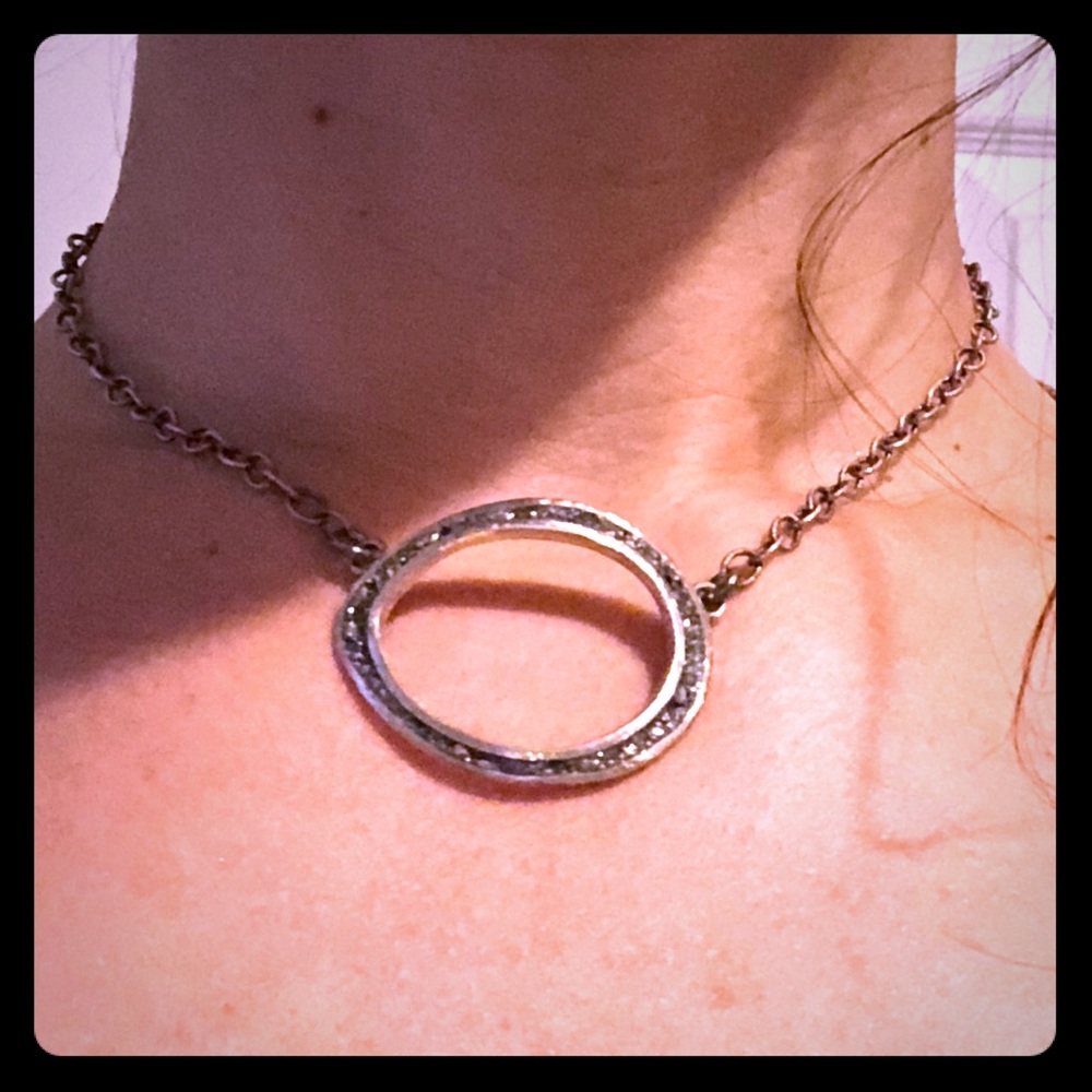 Sterling silver necklace.